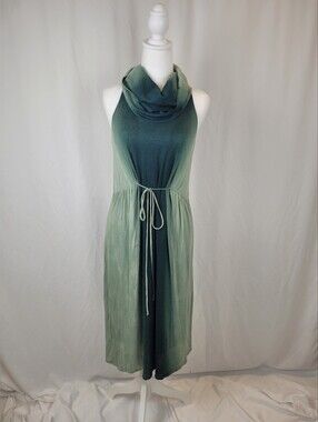 Zara Royal Robbins Sunset Ombre Dress - Green - Size Medium